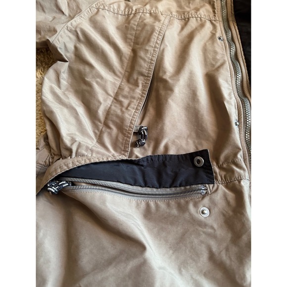 Timberland Mens XL Tan Hood Parka Jacket Lightweight Waterproof Casual Outerwear - Picture 9 of 11